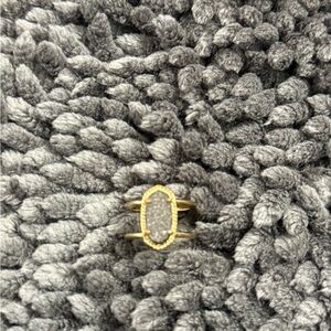 Elegant Gold and Silver Women's Ring